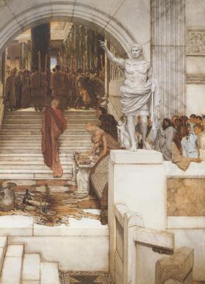 Alma-Tadema, Sir Lawrence After the Audience (mk23) France oil painting art